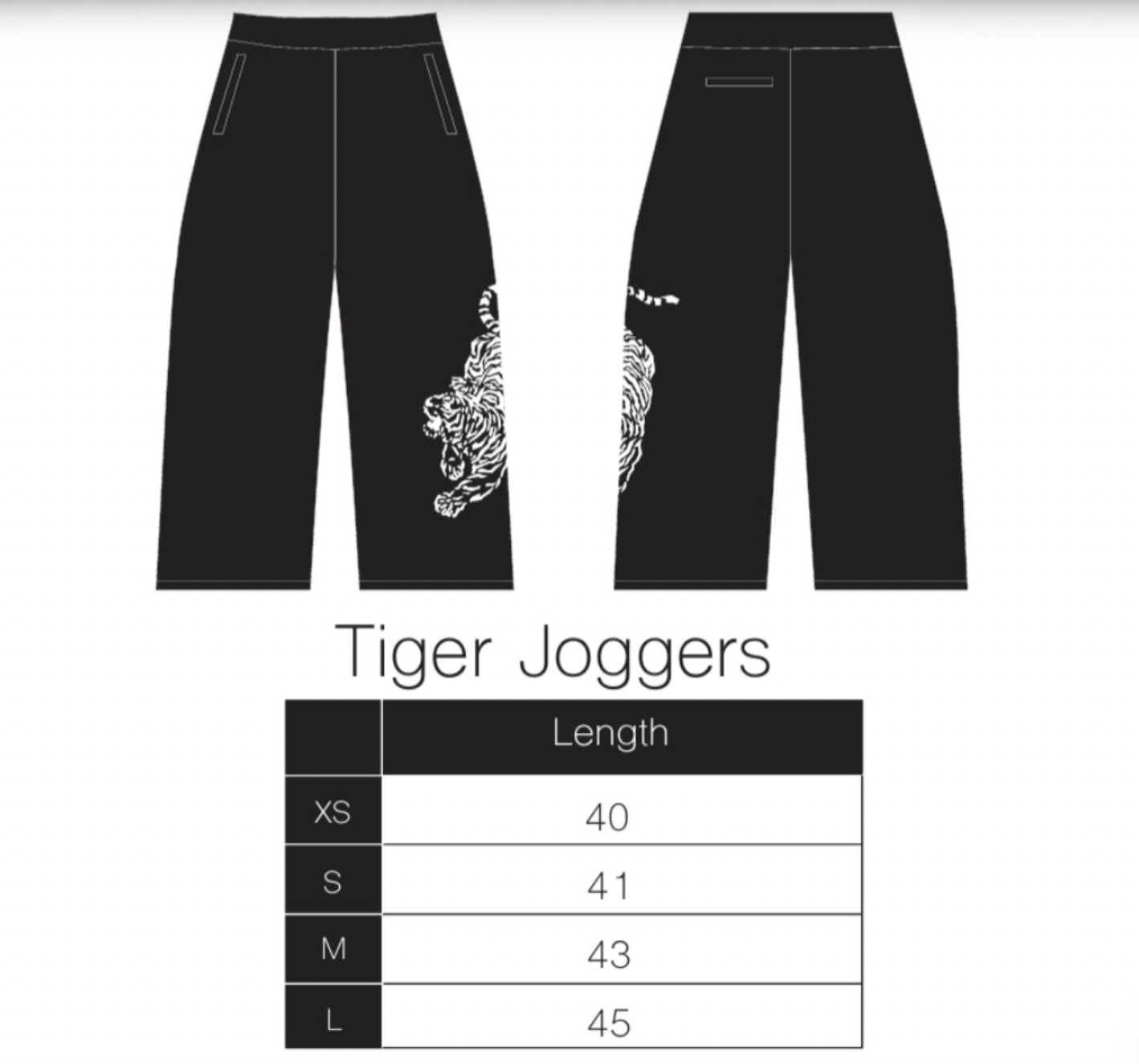 Tiger joggers